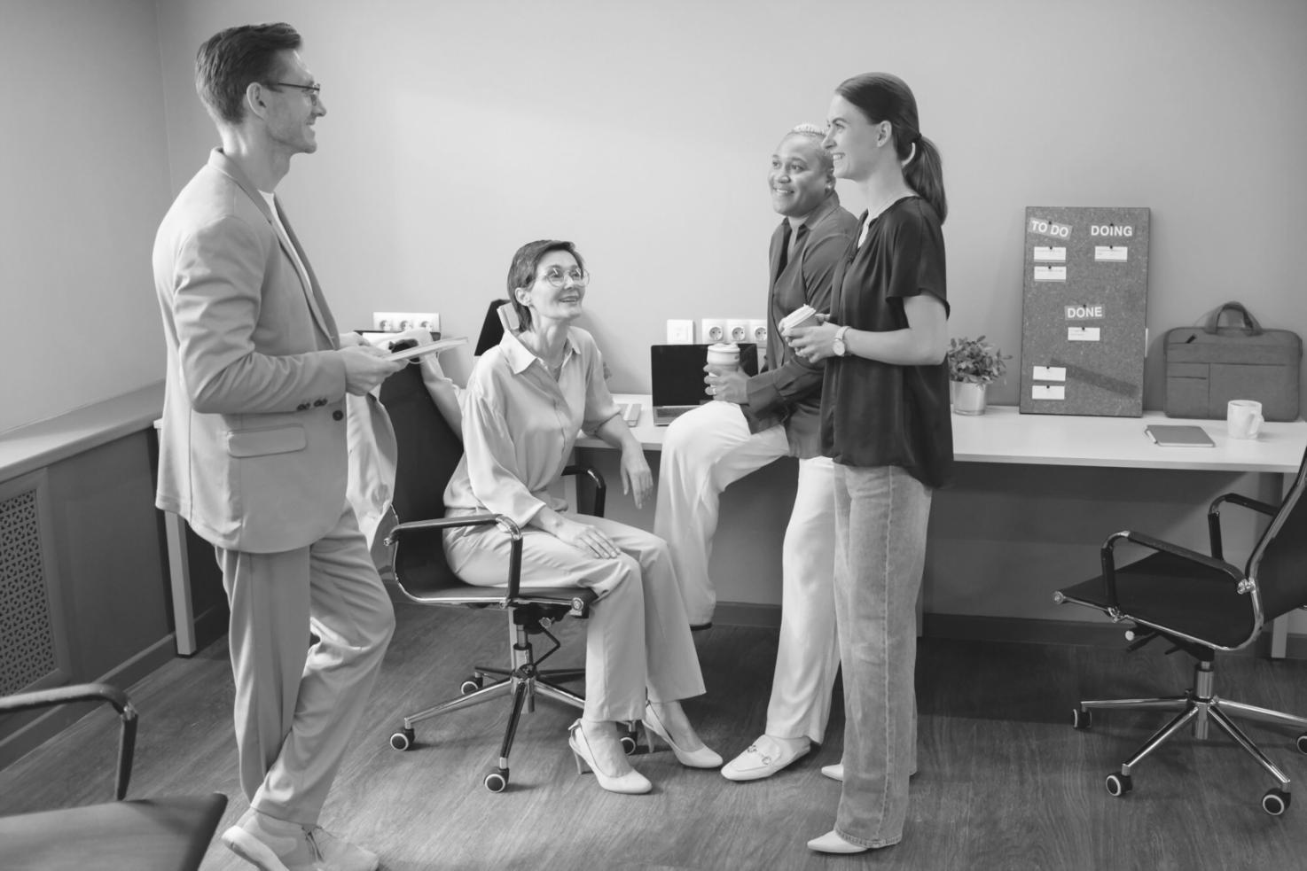 Séance de travail collaboratif sur modélisation financière